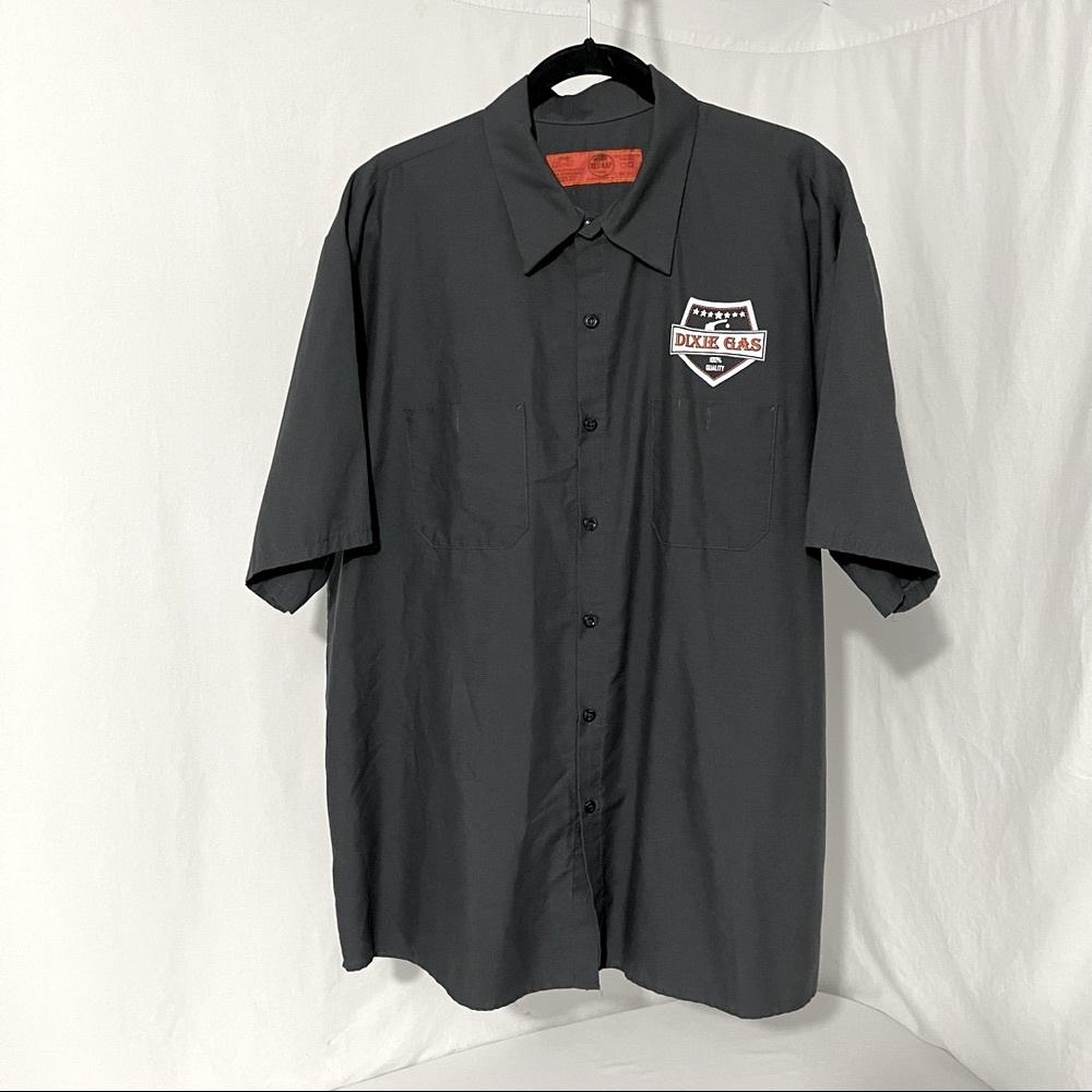 Red Cap Dixie Gas Mechanic short sleeve shirt XXL NEVER WORN